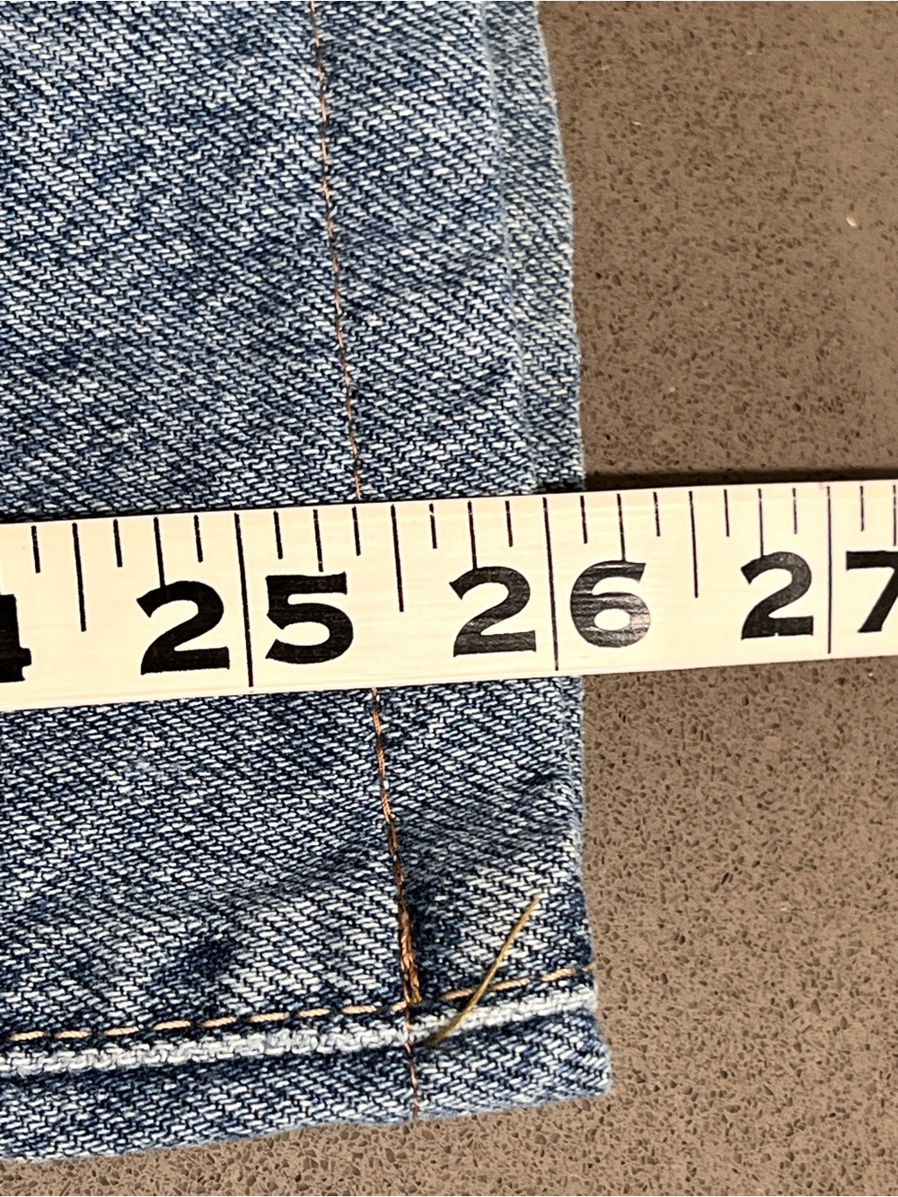 DL 1961 Ripped High Waist Wide Leg Crop Jeans Light Blue Wash Size 31/12 - Picture 13 of 16